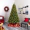 8ft. Pre-Lit Aberdeen Spruce Artificial Christmas Tree, Clear LED Lights